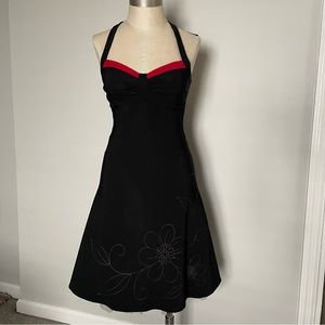 Rampage black halter dress size 3